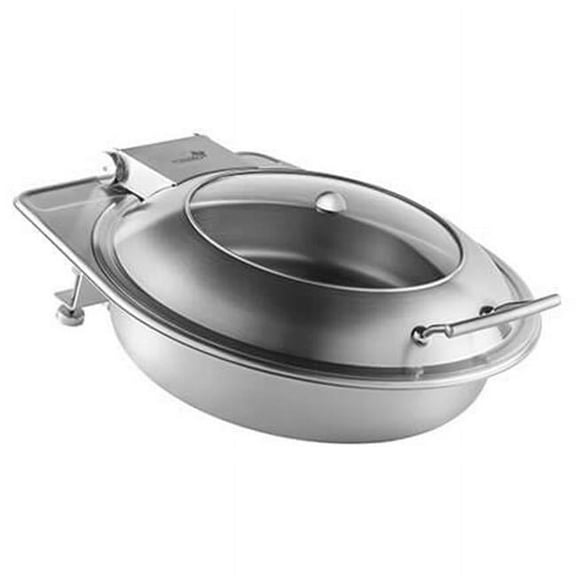 6 Liter Multi-Chef Round Soft Closing Lid, Stainless Steel Brushed