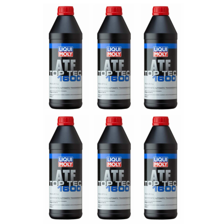 6 Liters Auto. Trans. Fluid LIQUI MOLLY Top Tec ATF 1600 Full Synthetic MB 236.1 MPN #20024