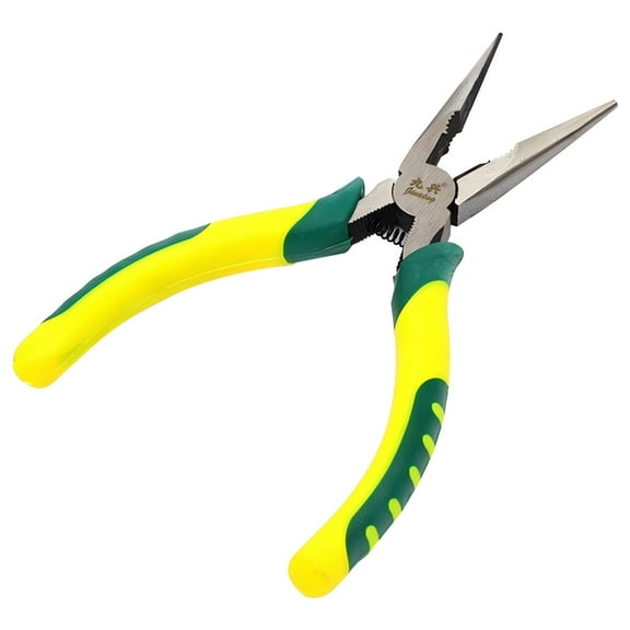 6" Long Nose Pliers (Wire Stripping Tool, Multi-Purpose Gripper), 6-Inch Needle-Nose Pliers Reach Confined Spaces, 6 Inch Long Nose Pliers – Multi Functional, By Meiiso