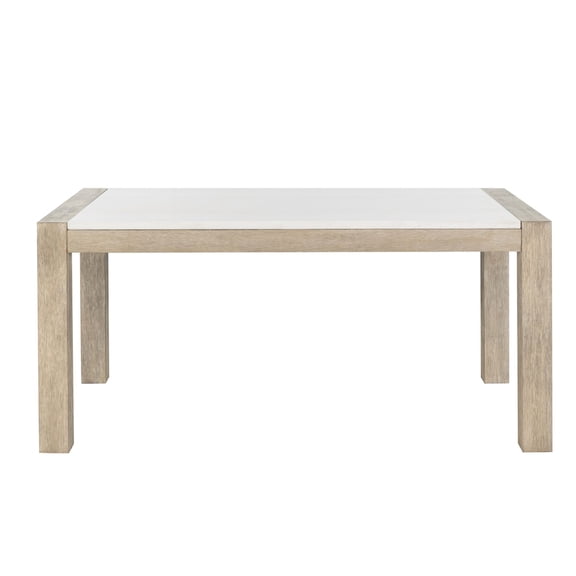 6 Marble Dining Table With Appeal, Natural Top Style Table, Finish, Rectangular For 6 People