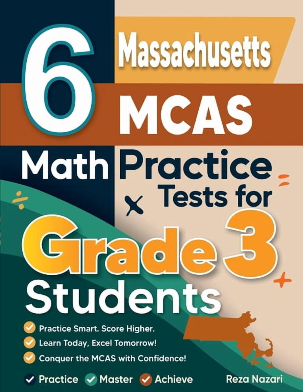 6 Massachusetts MCAS Math Practice Tests for Grade 3 Students: A ...