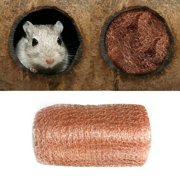 6 Mesh Copper Mesh Wire Roll Diy Barrier For Closing Gaps Around Gardens Garage Doors Pipes Vents To Control Mice Rats Pests