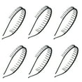 thumbnail image 1 of 6 Metal Black Hair Comb Headband (Plain), 1 of 2