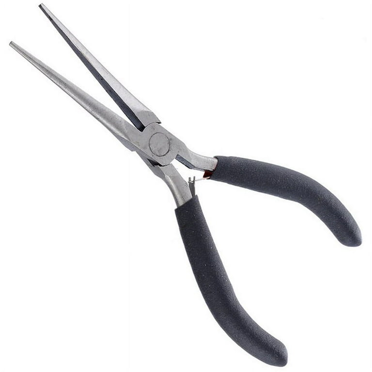 Outeels Needle Nose Pliers 6 Inch - Precision Pliers with Extra Long  Tapering and Non-Serrated Jaws for Jewelry Making, Bending Wire and Small  Object