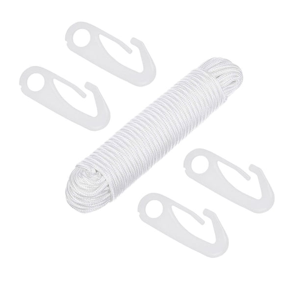 6 Mm Nylon Rope Flagpole Rope Replacement Braided Rope Heavy Duty Flag ...
