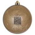 thumbnail image 1 of 6" Mocha Shiny Mercury Ball 4/Bag, 1 of 6