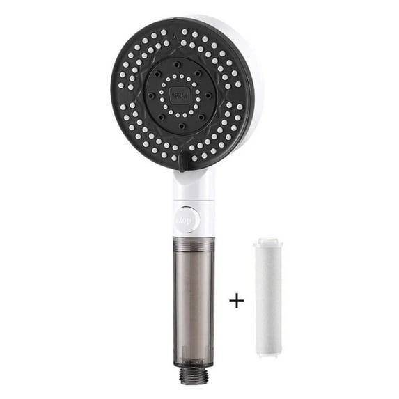 6 Modes Filter Shower Head Anti Limestone High Pressure Rain Showerhead Shower Head Support Large Water Output (shower head)