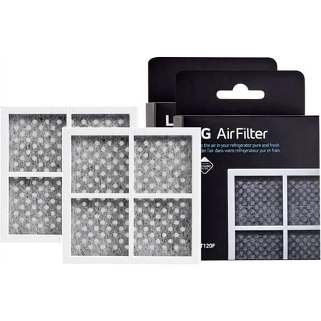 6 Month Replacement Refrigerator L G LT120F Air Filter L-G, 2 Pack