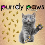6 Month Supply - Purrdy Paws Metallic Gold Soft Nail Caps for Small Cats Claws - Extra Adhesives