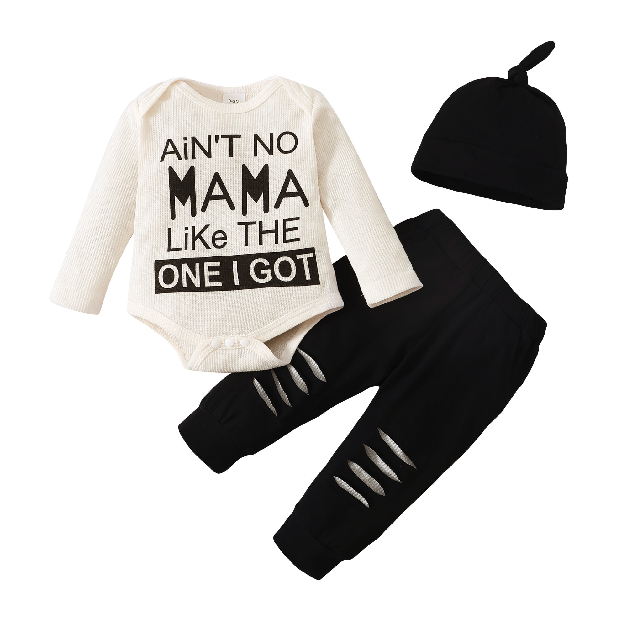 6 Months Baby Boys Clothes 12 Months Boys 3PCS Outfits Set Letter Print ...