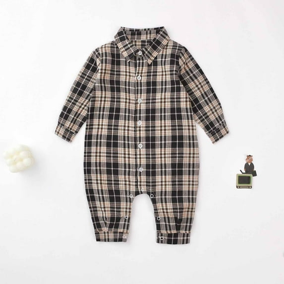 6 Months Newborn Fall Baby Boy Girl Rompers Bodysuit Jumpsuit Playsuit One Piece Outfit Clothes Black