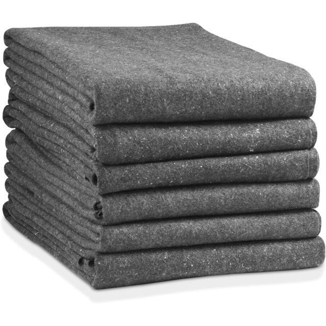 6 Moving & Packing Blankets Economy 72" x 54" Professional