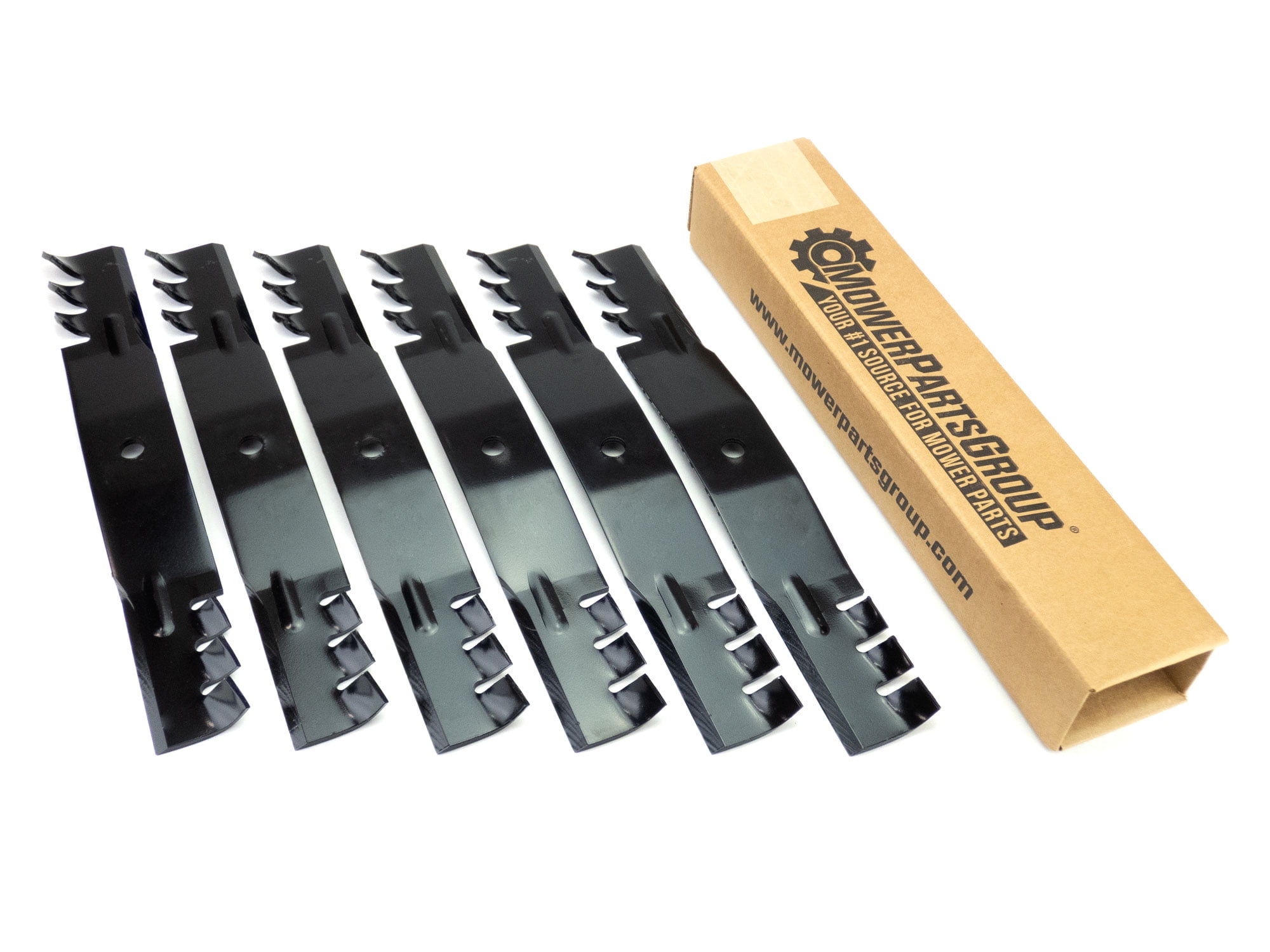 (6) Mulching Blades for Bobcat, Hustler Z Series and Scag 54" 11211102