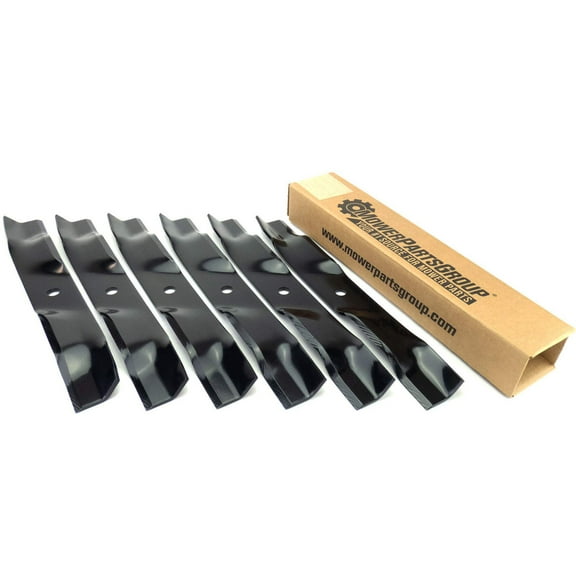 (6) Mulching Blades for Exmark 52" Laser Z - 103-6582-S, 103-6584-S, 633484