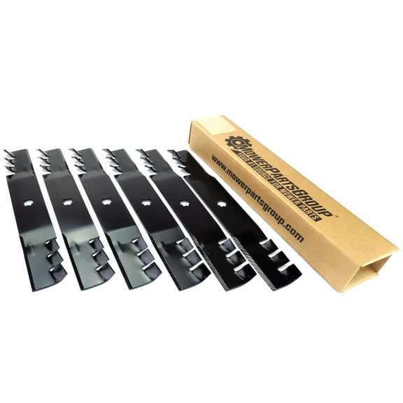 (6) Mulching Blades for John Deere 48" GX21784, GX21786, GY20852