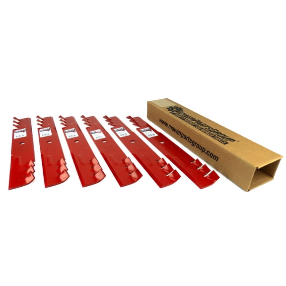 (6) Mulching Reaper Blades for 50" 52" 54" Tiger Cub Wildcat A48108 PT8721