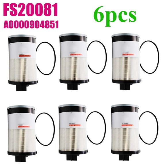 6 NEW FS20081 Fuel Filter Water Separator Fits For Cummins A0000904851
