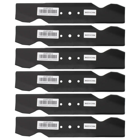 (6) Notched Blade fits MTD 742-0487 742-0487A 942-0487A 32" Deck