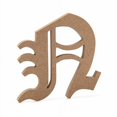 thumbnail image 1 of 6" Old English Wooden Letters - Premium MDF Wood Wall Letters, 1 of 30