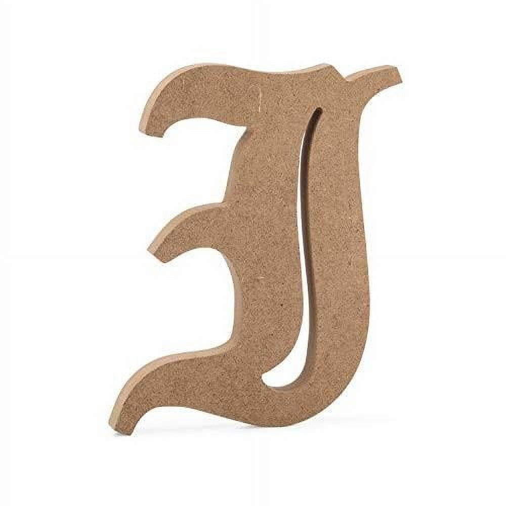 JoePaul's Crafts Large Wooden Letters - 12 - N - Premium