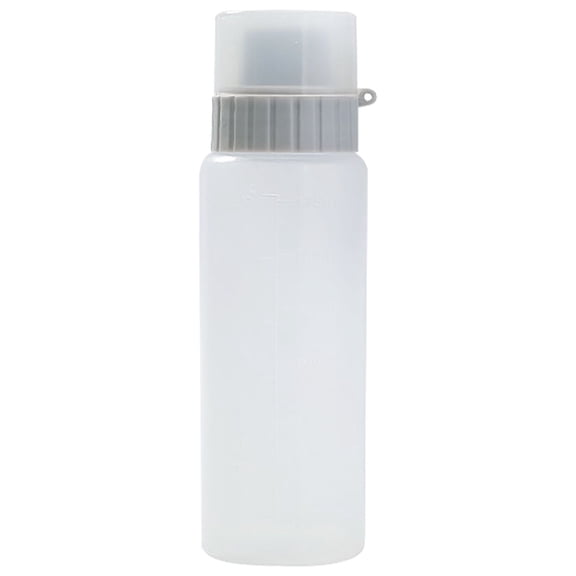 6 Ounce Condiment Squeeze Bottle with Cap Transparent Scaled Design for Kitchen Organization and Precision Pouring