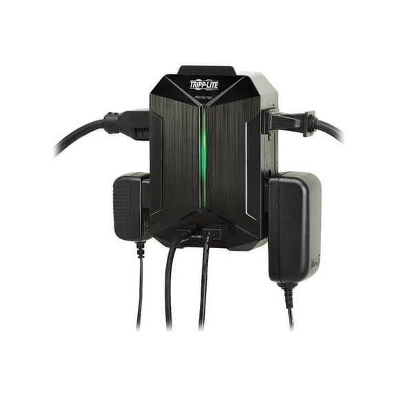 6-Outlet 2 USB Direct Plug Surge Protector