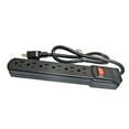 thumbnail image 1 of 6-Outlet Black Surge Protector 3 ft. AC Cord, 1 of 1