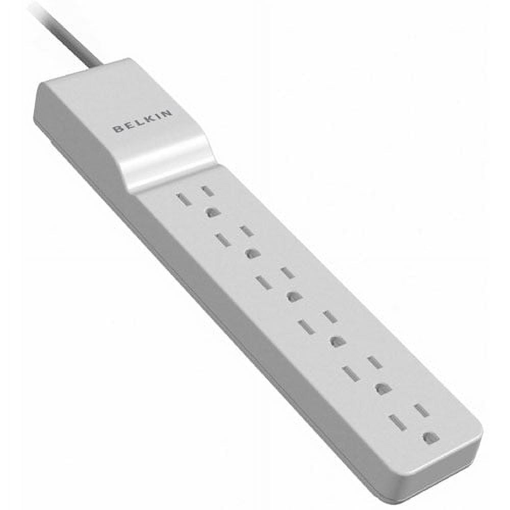 6 Outlet Home/ Office Surge Protector with 8 ft Cord - image 1 of 2