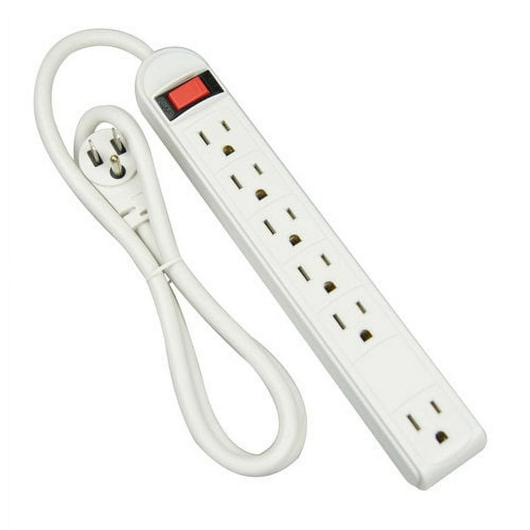 6-Outlet Power Strip: Computer Accessories - Walmart.com