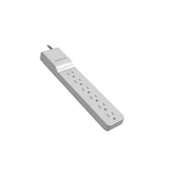 6 Outlet Surge Protector 2.5 ft Cord