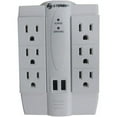 thumbnail image 1 of 6-Outlet Swivel Surge Protector with 2 USB Ports, 1 of 1