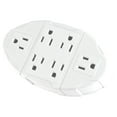 thumbnail image 1 of 6 Outlet Wall Adapter 6 grounded 3-prong outlets 125 volts, 15 amps, 1875 watts, 1 of 3