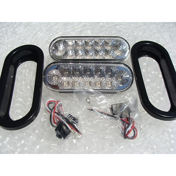 6" Oval LED Backup Lights Water Proof Lifetime Warranty