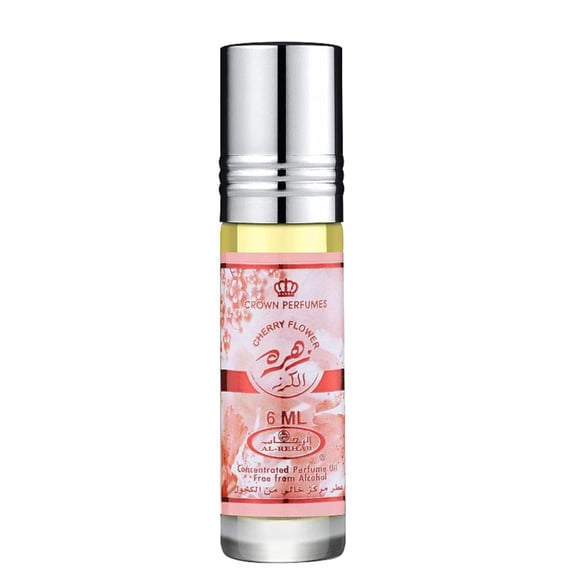 (6-PACK) Al Rehab Cherry Flower Concentrated Perfume Oil Roll On 6 ml
