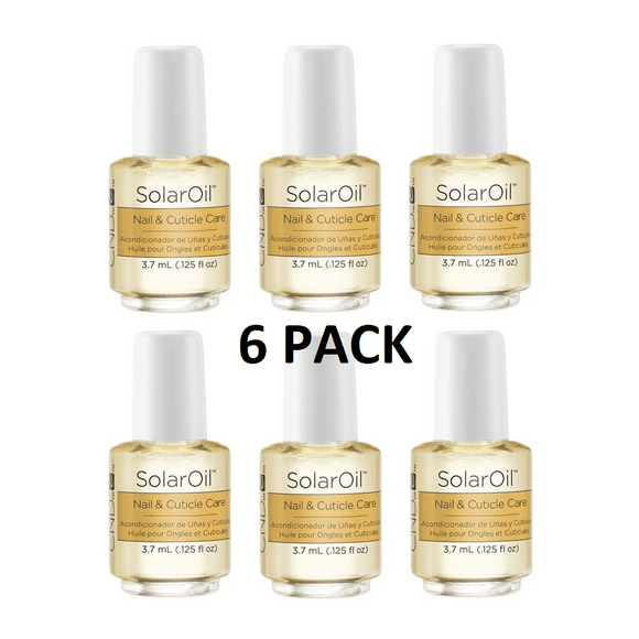 6 PACK CND SOLAR OIL Nail & Cuticle Conditional 0.125 oz MINI * BEAUTY TALK LA *
