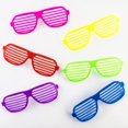 thumbnail image 1 of 6 PACK Kids Plastic Shutter Shades Glasses Shades Sunglasses Eyewear Party Favors and Party Props, 1 of 6