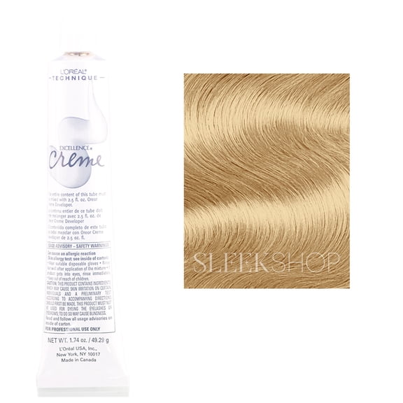[ 6 PACK ] L'OREAL - EXCELLENCE CREAM PERMANENT HAIR COLOR [ LIGHT BLONDE #9 ] 1.74 Oz. * BEAUTY TALK LA *