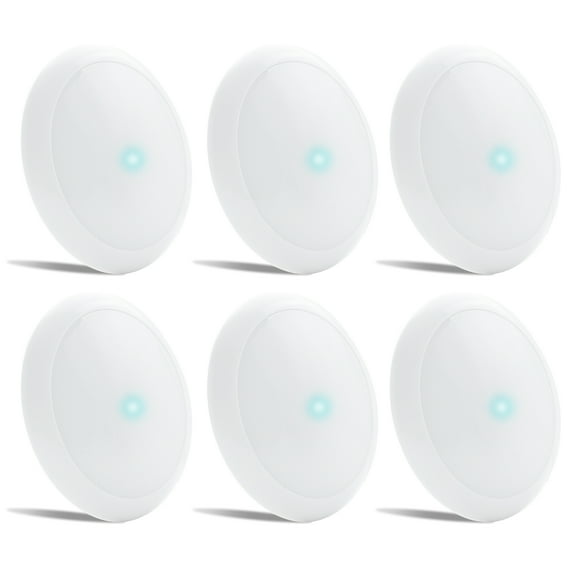 6 PACK Leisure LED RV Boat Surface Mount Ceiling Light with Touch on/off Switch 7" 750 Lumen Super Slim LED Panel Light DC 12V 10W Downlights Natural White