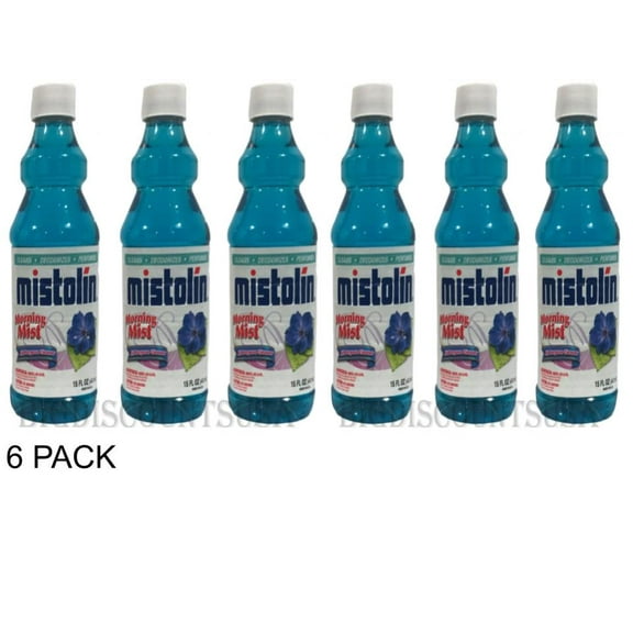 6 PACK - Mistolin General All Purpose Cleaning Solution Kit Morning Mist (Rocio) Scent 15 fl oz