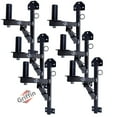 thumbnail image 1 of 6-PACK PA Speaker Wall Mount Bracket Stands By Griffin All Steel Pro-Audio Speaker 35mm Pole Holder Securing Locking Pin & 3 Horizontal Level Tilt Adjustments DJ On Stage Studio Monitor Holders, 1 of 14