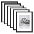 thumbnail image 1 of Sindcom 6 Pack 11x14 Picture Frames,Display Pictures 8x10 with Mat or 11x14 Without Mat,Gallery Wall Photo Frames, Black, 1 of 9