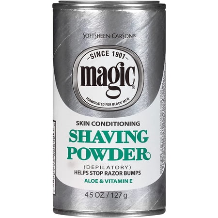 [ 6 PACK ] SoftSheen-Carson Magic - Skin Conditioning For Normal Beards Razorless Shaving Powder 4.5 oz * BEAUTY TALK LA *