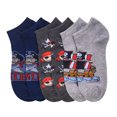 thumbnail image 1 of 6-PACK Toddler Boy's Comfort Low Cut Socks, Spandex Socks, Pirate Pattern, 0-12, 1 of 1