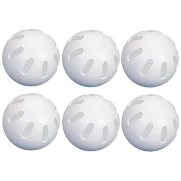 144 Official Wiffle Balls - Baseball Size, Plastic, White - Wholesale Lot