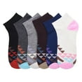 thumbnail image 1 of 6-PACK Women's Comfort Low Cut Socks, Spandex Socks, CREST, 4-6, 1 of 1