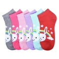 thumbnail image 1 of 6-PACK Women's Comfort Low Cut Socks, Spandex Socks, DREAMS, 0-12, 1 of 1