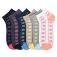 thumbnail image 1 of 6-PACK Women's Comfort Low Cut Socks, Spandex Socks, FLORET, 0-12, 1 of 1