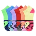 thumbnail image 1 of 6-PACK Women's Comfort Low Cut Socks, Spandex Socks, HEART4U, 2-3, 1 of 1