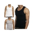 thumbnail image 1 of 6 PACK goyoma Mens Slim Muscle Tank Top T-Shirt Ribbed Sleeveless Gym Fashion A-Shirt Assorted, XL, 1 of 4