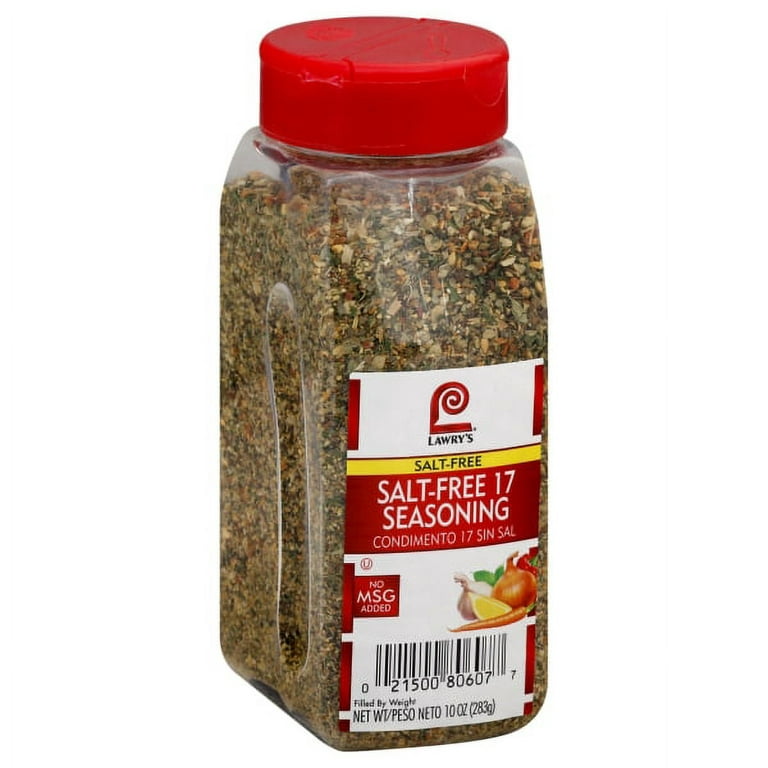 6 PACKS : 10oz Lawry's Salt Free 17 Seasoning Blend Spice Rub No Salt No  MSG Added